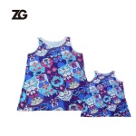 Colorful Design Tank Top For Girls